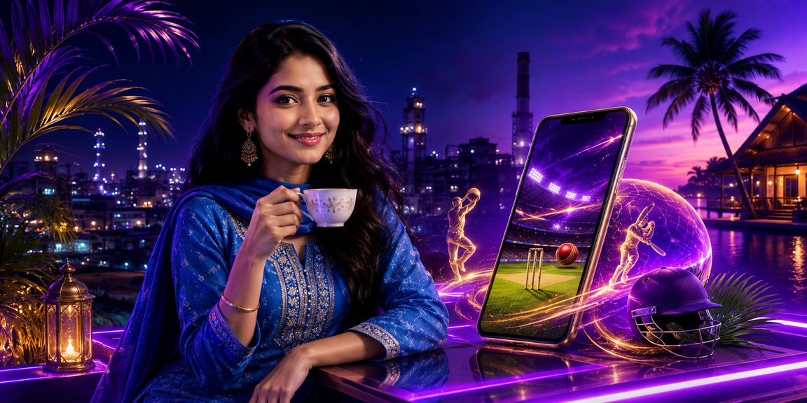 A Bangladeshi user enjoying toss predictions in Gazipur